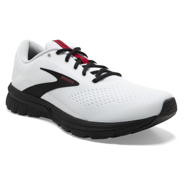 Brooks Signal 3 Men's Road Running Shoes White / Black / Red | USA-540168