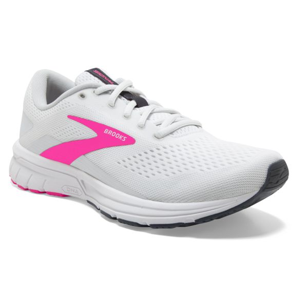 Brooks Signal 3 Women's Road Running Shoes White / Pink / Blue | USA-823647