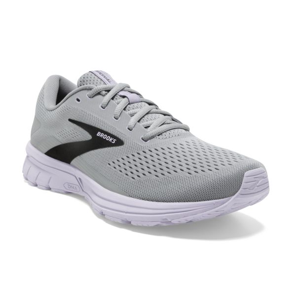 Brooks Signal 3 Women's Road Running Shoes Grey / Black / Purple | USA-920635