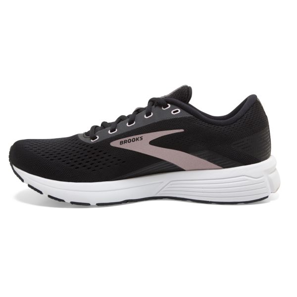 Brooks Signal 3 Women's Road Running Shoes Black / Rose / White | USA-960273