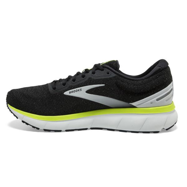 Brooks Trace Men's Road Running Shoes Black / Grey / Yellow | USA-206148