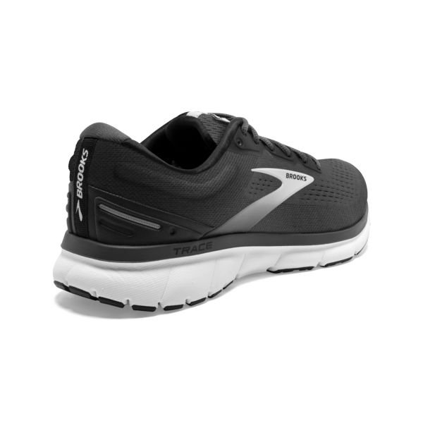 Brooks Trace Men's Road Running Shoes Black / Grey / White | USA-315064