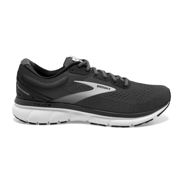 Brooks Trace Men\'s Road Running Shoes Black / Grey / White | USA-315064