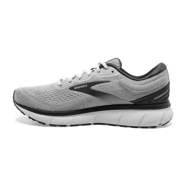 Brooks Trace Men's Road Running Shoes Grey / Black / White | USA-764150