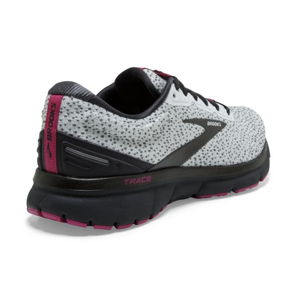 Brooks Trace Women's Road Running Shoes Grey / Black / Red | USA-316450