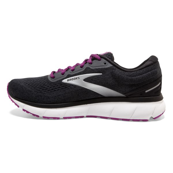 Brooks Trace Women's Road Running Shoes Black / Purple / White | USA-423861