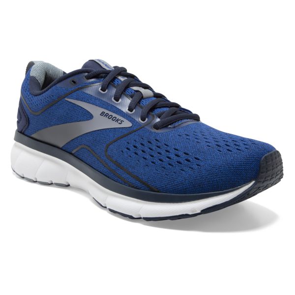 Brooks Transmit 3 Men's Road Running Shoes Navy / Grey / White | USA-542968