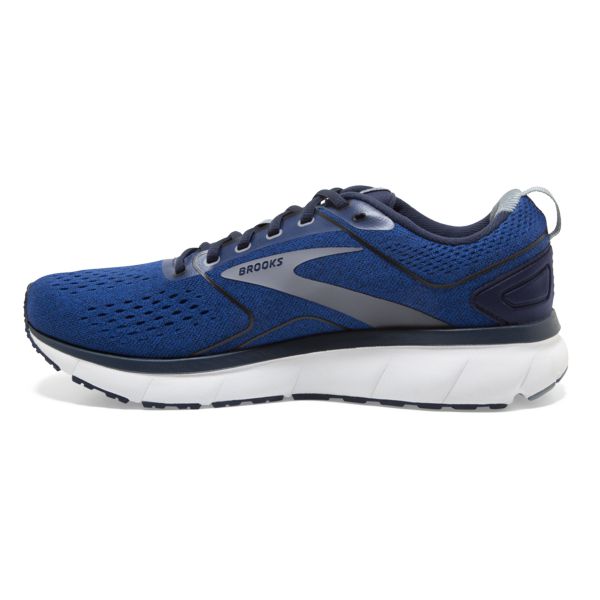 Brooks Transmit 3 Men's Road Running Shoes Navy / Grey / White | USA-542968