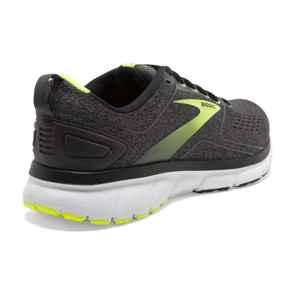 Brooks Transmit 3 Men's Road Running Shoes Black / Yellow / White | USA-716042