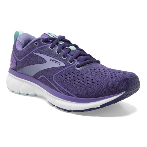 Brooks Transmit 3 Women's Road Running Shoes Purple / White | USA-374250