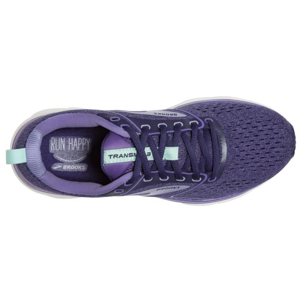 Brooks Transmit 3 Women's Road Running Shoes Purple / White | USA-374250