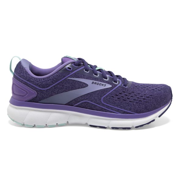 Brooks Transmit 3 Women\'s Road Running Shoes Purple / White | USA-374250