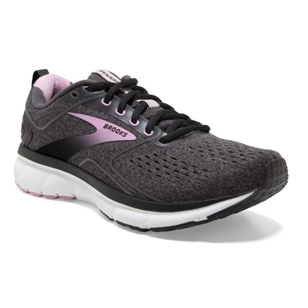 Brooks Transmit 3 Women's Road Running Shoes Grey / Pink / White | USA-846931