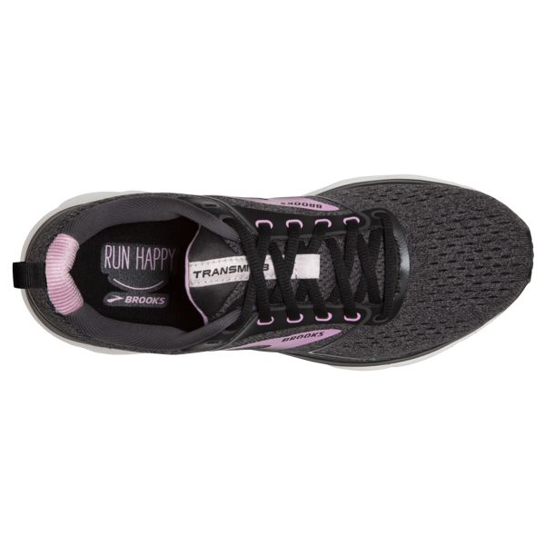 Brooks Transmit 3 Women's Road Running Shoes Grey / Pink / White | USA-846931